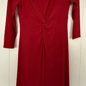 Elegant Red Women's Dress